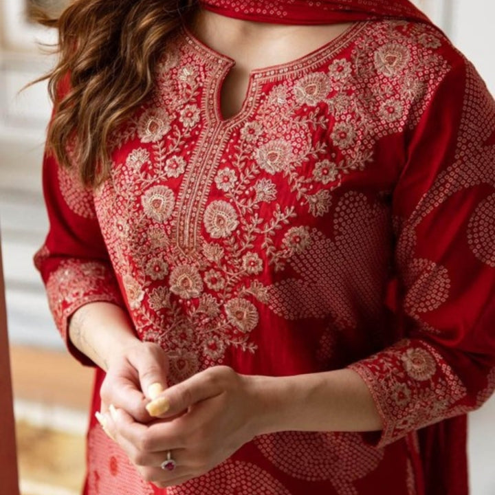 Cotton Kurti Set for Women – Ethnic Printed 3-Piece Combo | EP-09