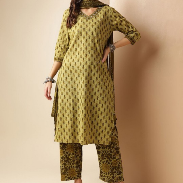 Exclusive 3-Piece Cotton Kurta Sets with Dupatta – Shop the Combo Sale Now | FP-03