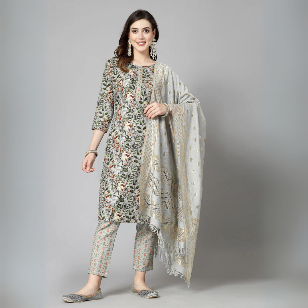 3 Piece Cotton Kurti Combo | Ideal for Office, Casual & Festive Looks | KC-06