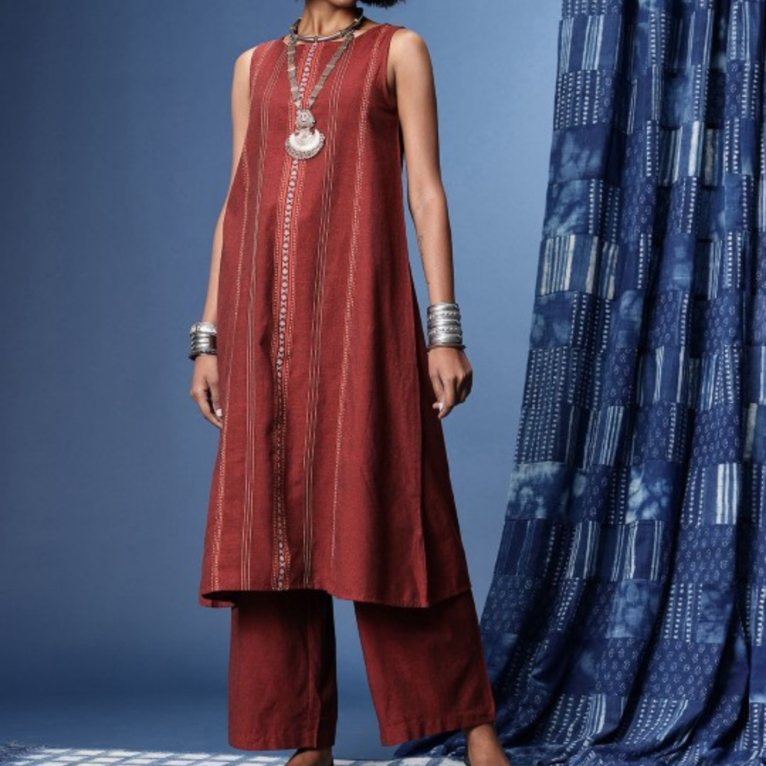 3-Piece Women’s Palazzo Kurti Set | Fusion of Comfort and Style for Any Occasion | KS-09