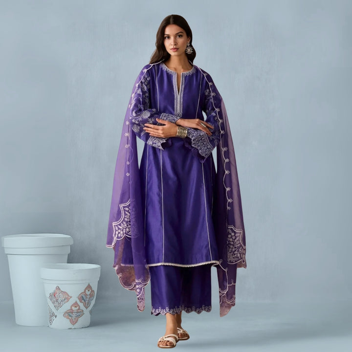 Celebrate Tradition with Our 3 Combo Festive Kurta Sets + Dupatta | FK-07