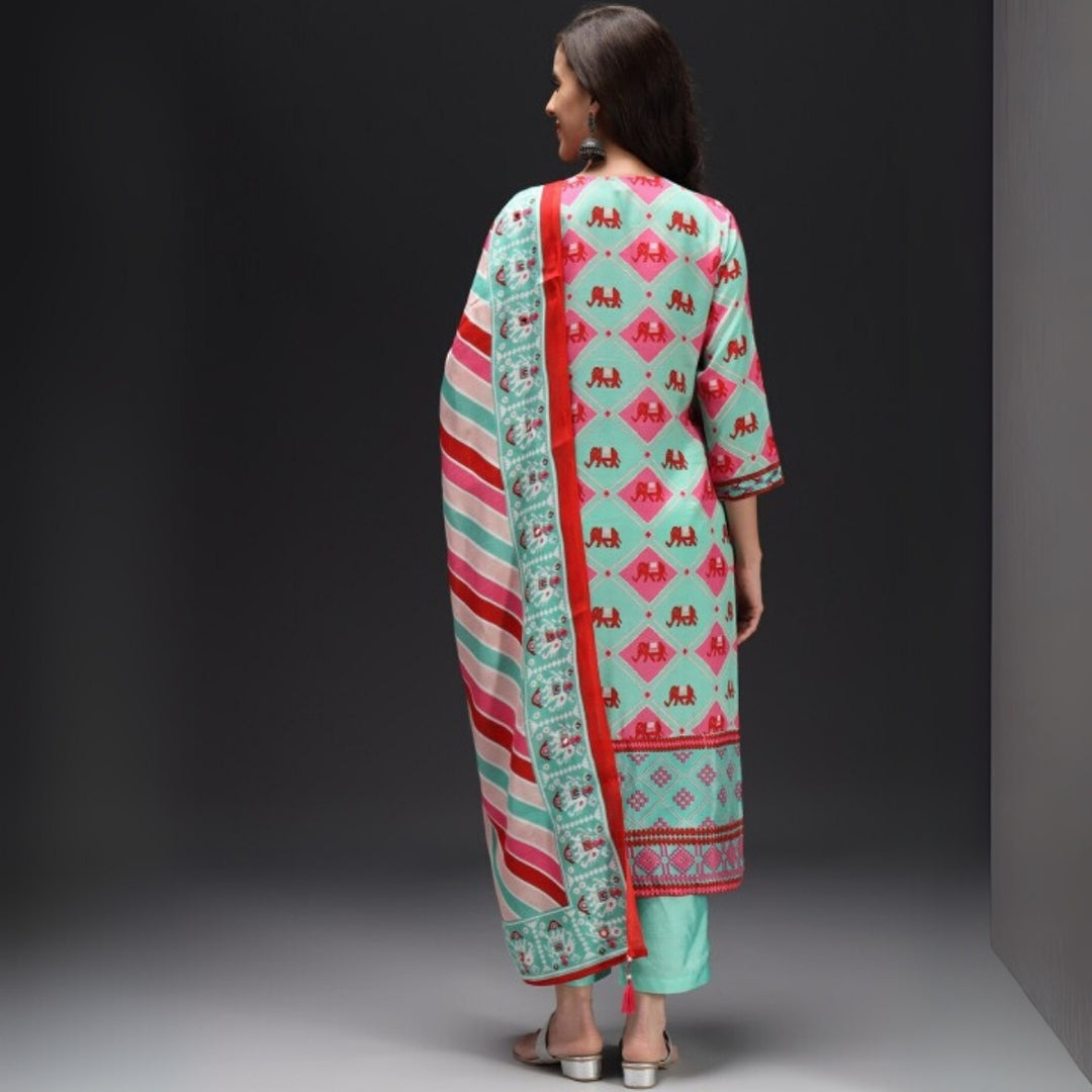 Cotton Kurti Set for Women – Ethnic Printed 3-Piece Combo | EP-05