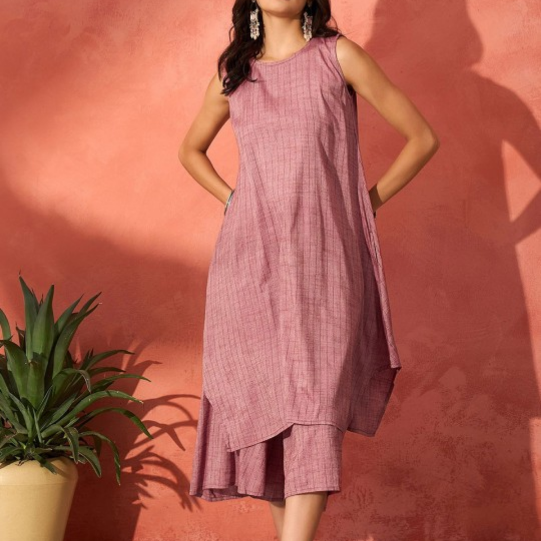3-Piece Women’s Palazzo Kurti Set | Fusion of Comfort and Style for Any Occasion | KS-15