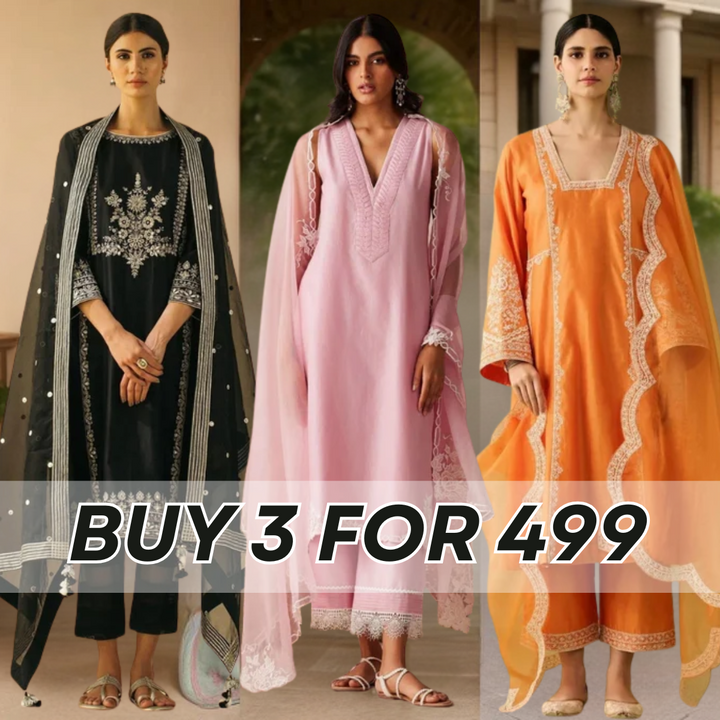 Cotton Kurti Set for Women – Ethnic Printed 3-Piece Combo | EP-06