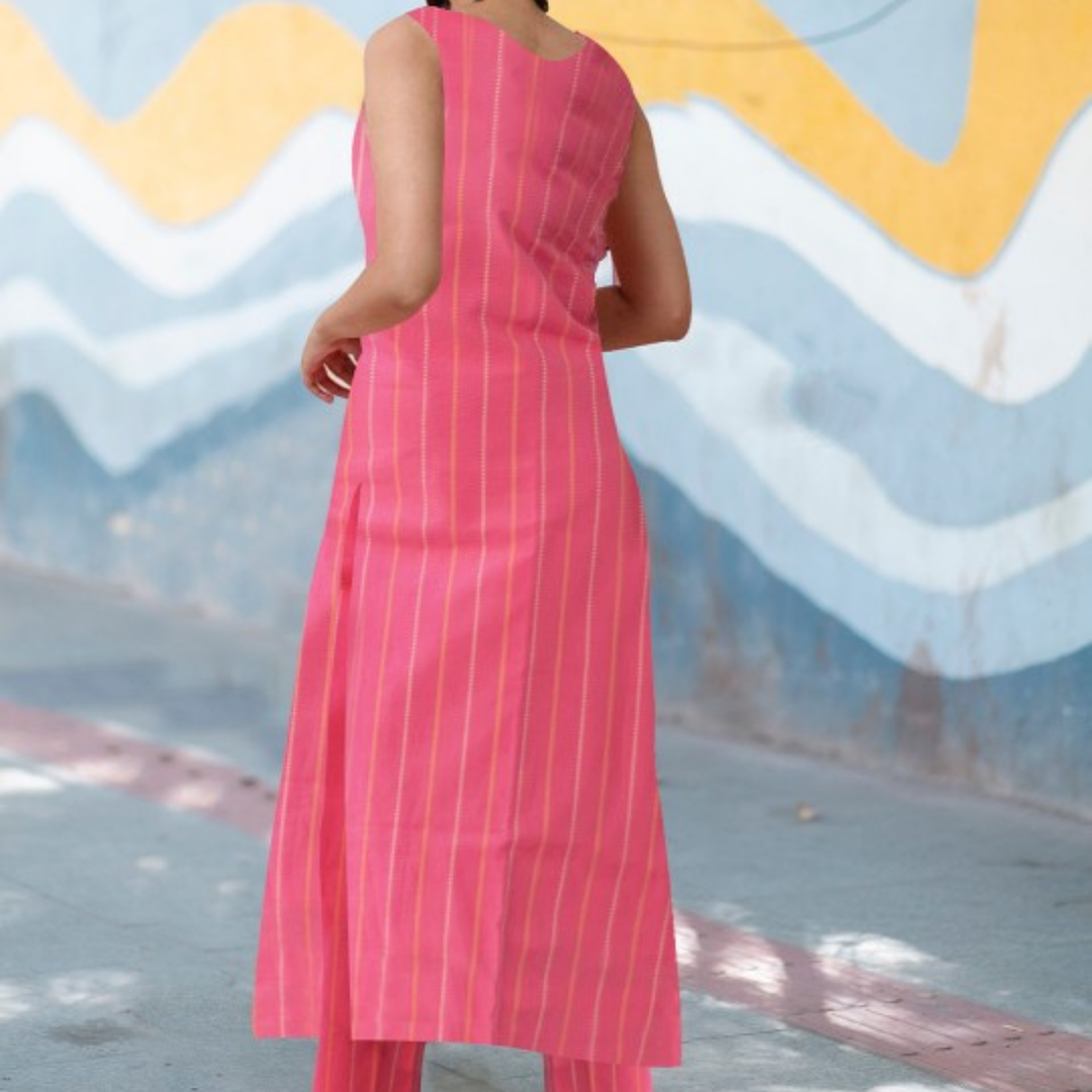3-Piece Women’s Palazzo Kurti Set | Fusion of Comfort and Style for Any Occasion | KS-07