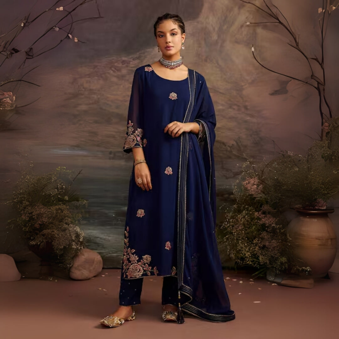 Cotton Kurti Set for Women – Ethnic Printed 3-Piece Combo | EP-10