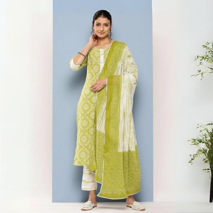 3 Piece Cotton Kurti Combo | Ideal for Office, Casual & Festive Looks | KC-03