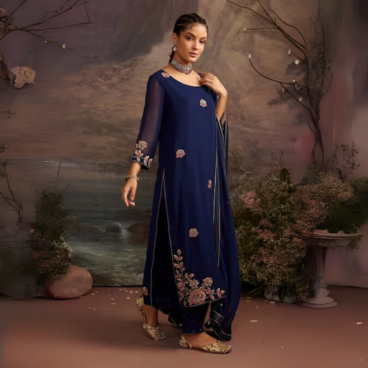 Cotton Kurti Set for Women – Ethnic Printed 3-Piece Combo | EP-10