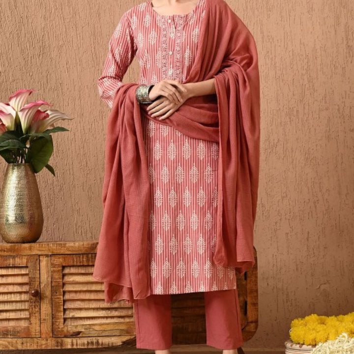 Exclusive 3-Piece Cotton Kurta Sets with Dupatta – Shop the Combo Sale Now | FP-03