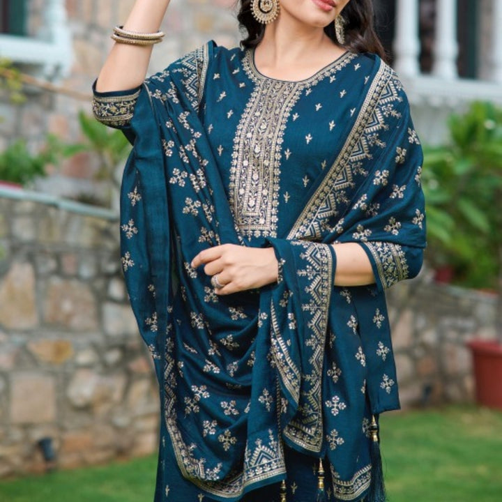 Cotton Kurti Set for Women – Ethnic Printed 3-Piece Combo | EP-08