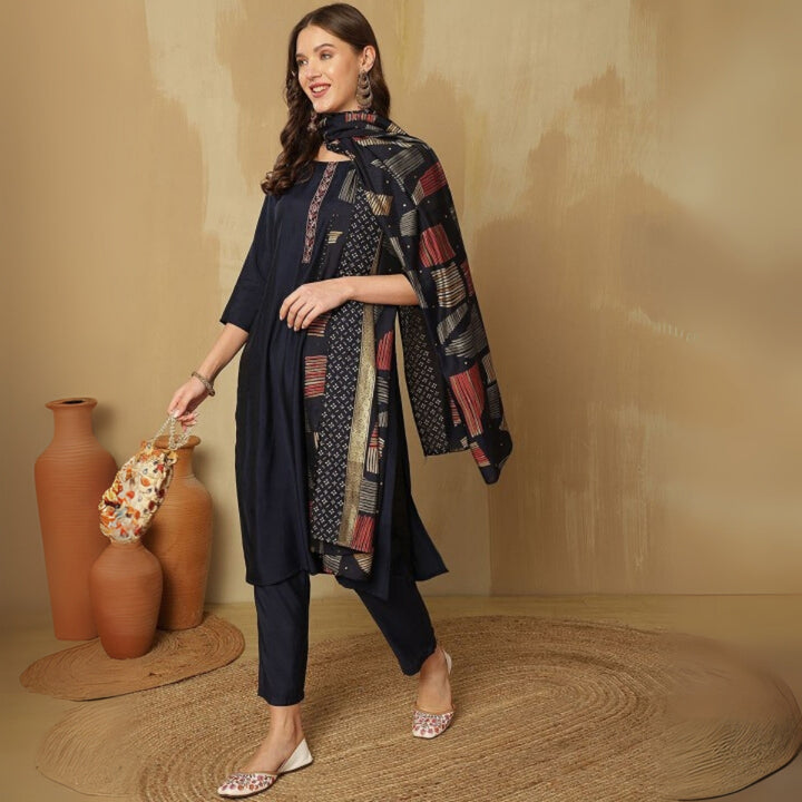 Comfort Meets Style: Women’s 3 Pack Cotton Kurta Set with Dupatta for Everyday Elegance| CK-08