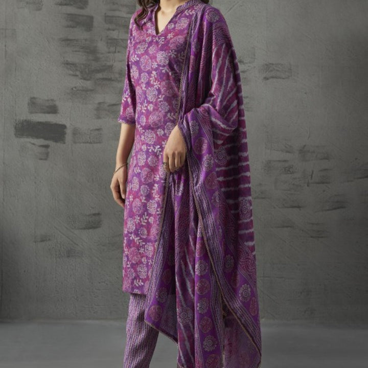 Cotton Kurti Set for Women – Ethnic Printed 3-Piece Combo | EP-01