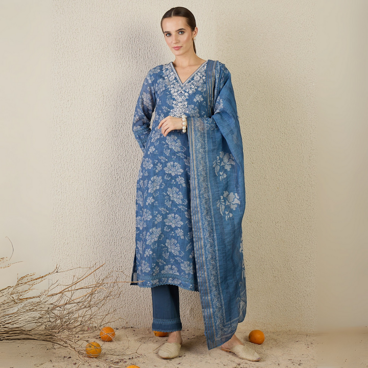 Comfort Meets Style: Women’s 3 Pack Cotton Kurta Set with Dupatta for Everyday Elegance| CK-05