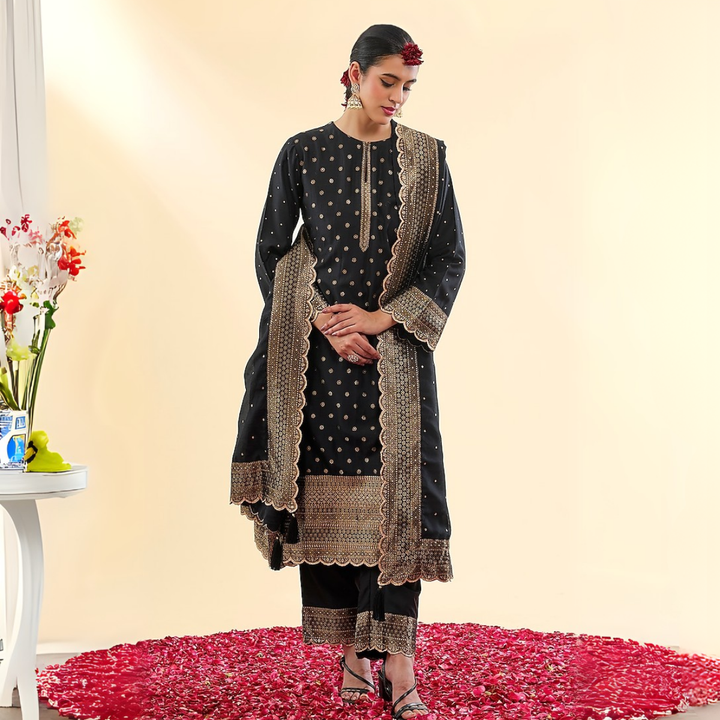 Celebrate Tradition with Our 3 Combo Festive Kurta Sets + Dupatta | FK-06