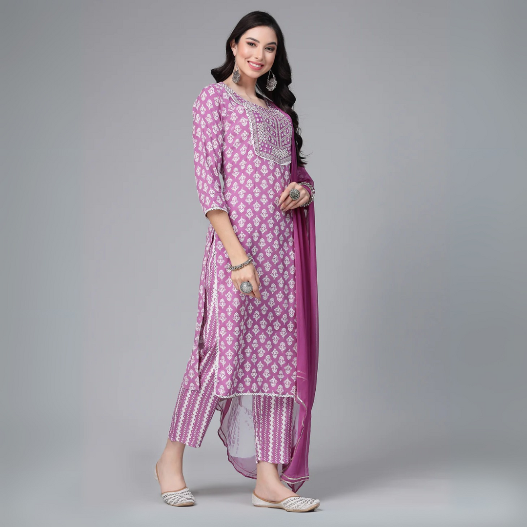 3 Piece Cotton Kurti Combo | Ideal for Office, Casual & Festive Looks | KC-10