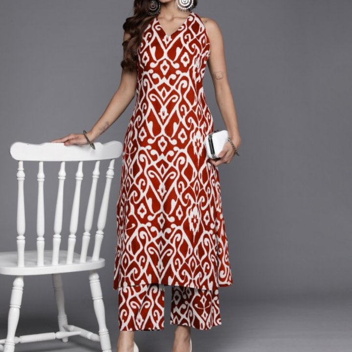 3-Piece Women’s Palazzo Kurti Set | Fusion of Comfort and Style for Any Occasion | KS-17